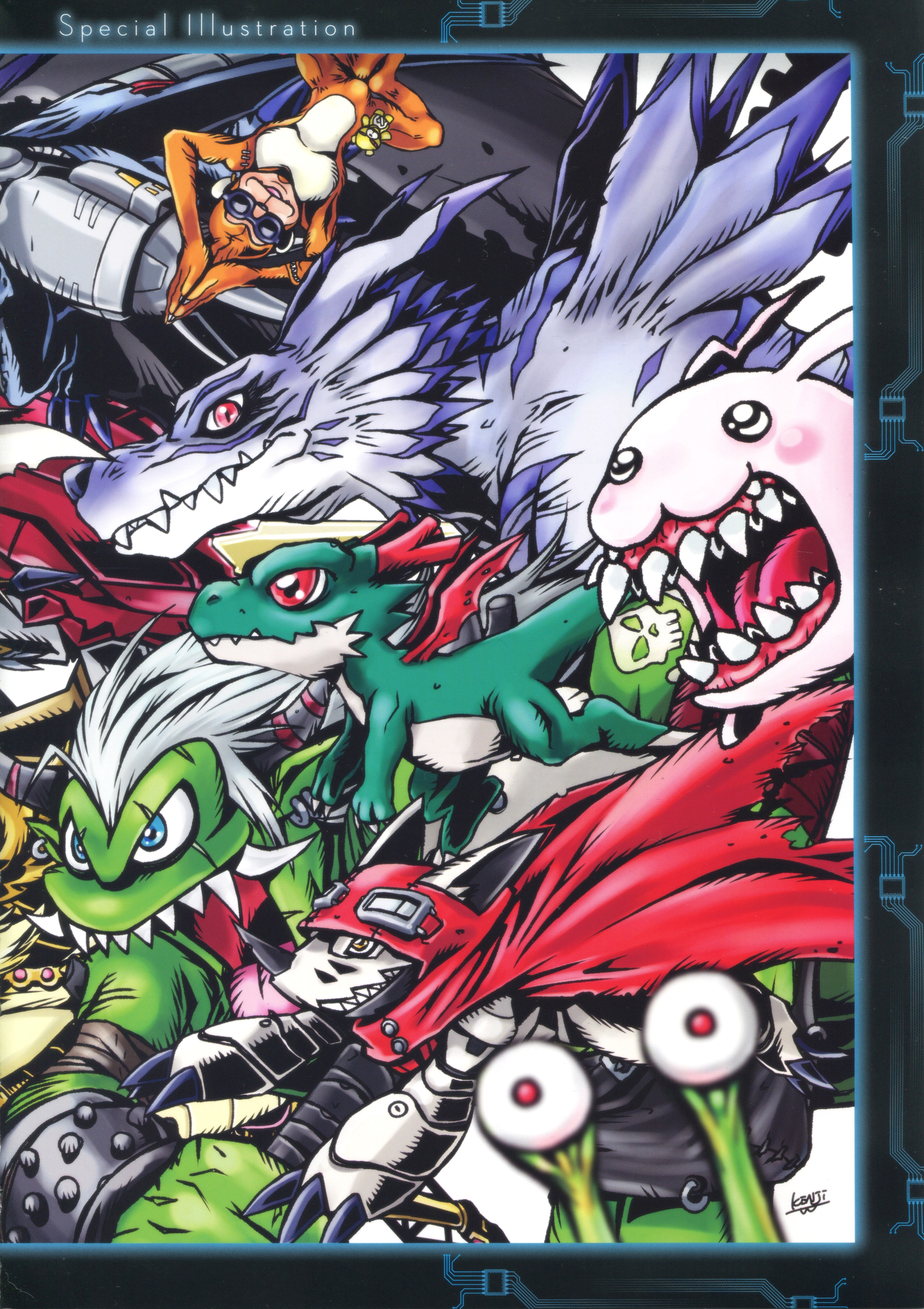 Digimon 20th Anniversary, Digital Monster Art Book Ver. 1~5 & 20th