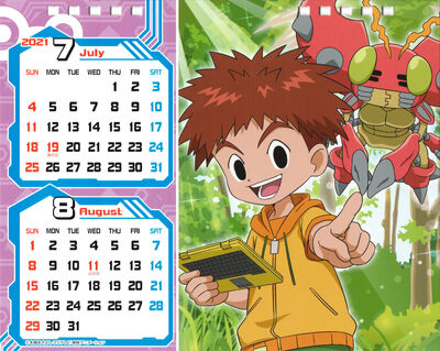 Digimonukkah 2020 Day 4 Digimon Adventure: 2021 Calendar Scans