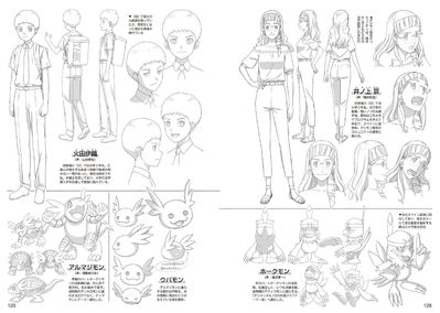 Kizuna Design & Production Art from Animedia | With the Will // Digimon ...
