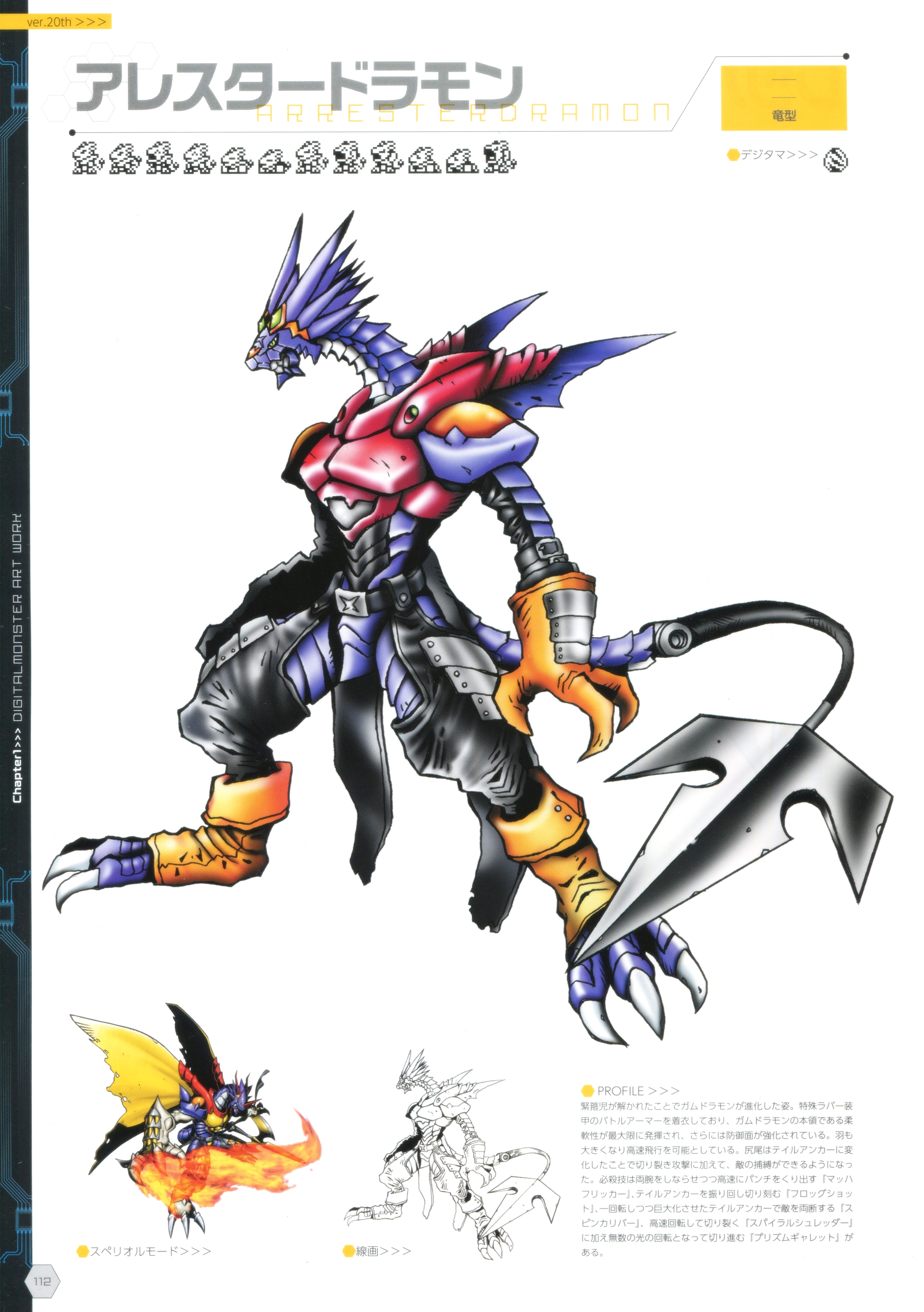 Digital Monster Art Book Ver Pendulum Breakdown Scans With The Will Digimon Forums