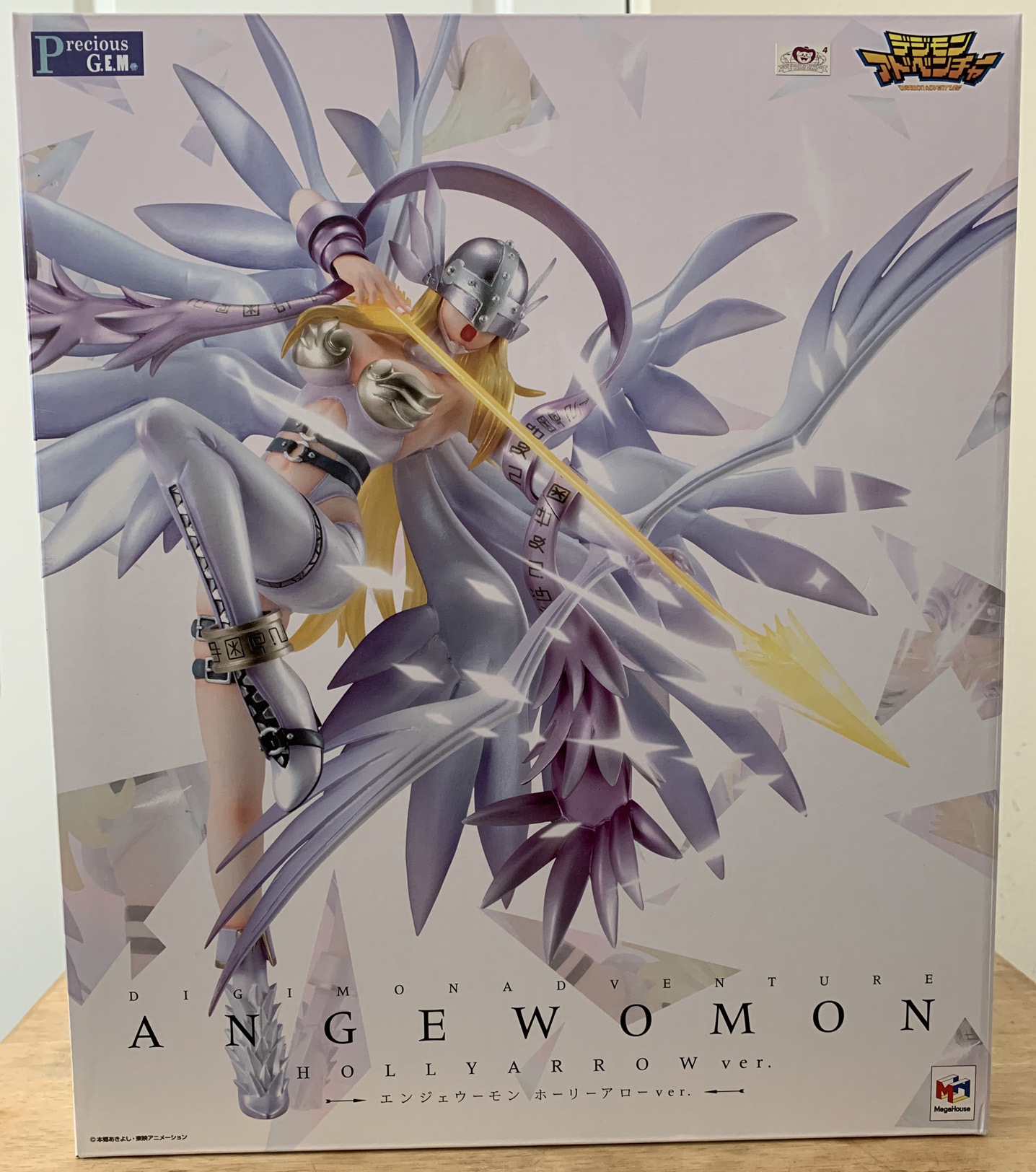G.E.M Series Digimon Angewomon Holey Arrow version.with Light Base Japan New