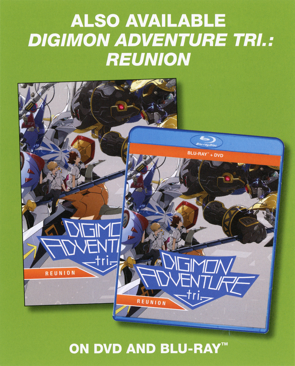 DVD DIGIMON ADVENTURE TRI THE MOVIE 2 : KETSUI English SUB All Reg