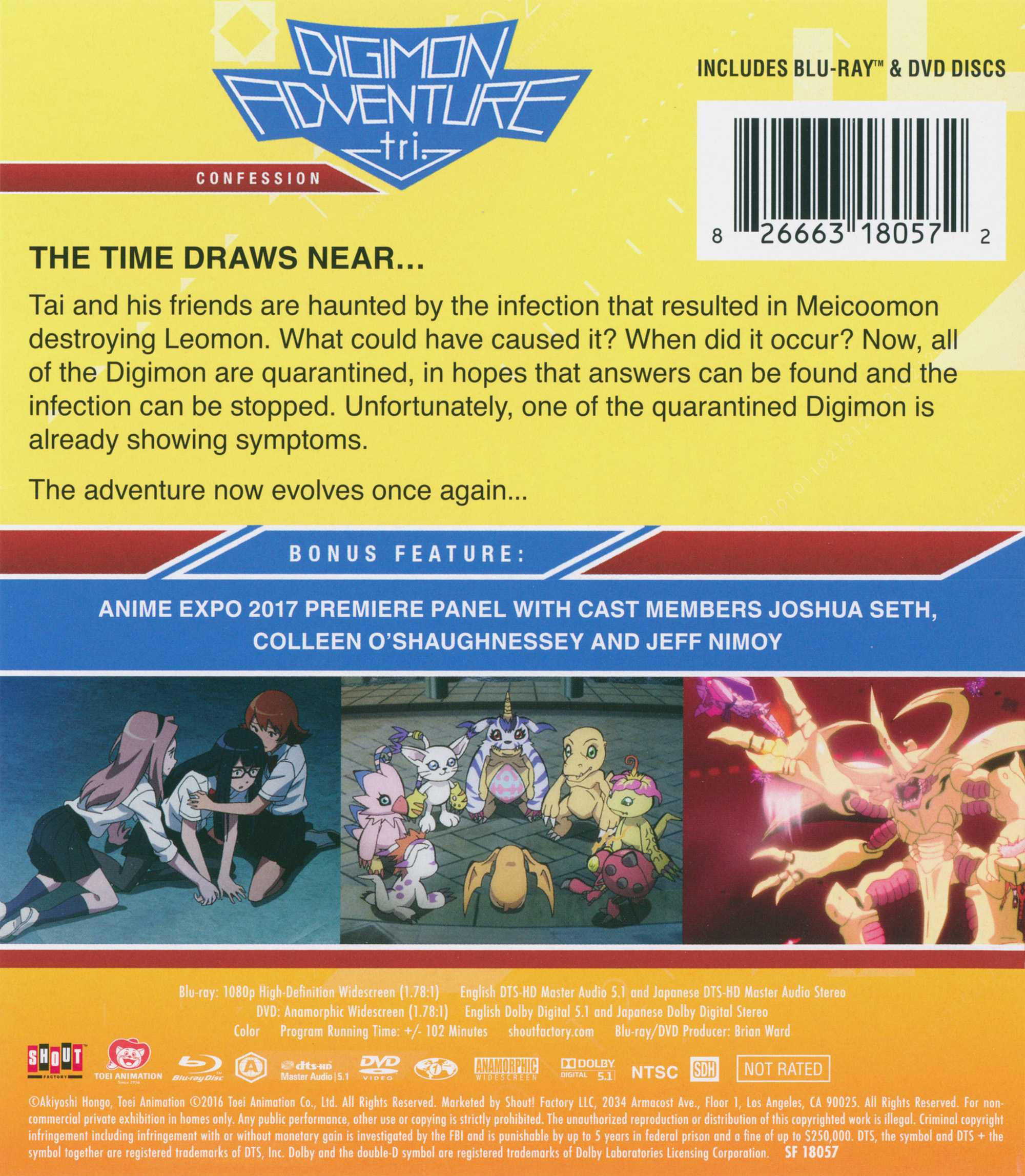 Shout! Studios on X: On 8/7, Digimon Adventure tri.: Coexistence comes  out! Pre-order the Blu-ray from Shout Factory and get a free lithograph  (while supplies last).   / X